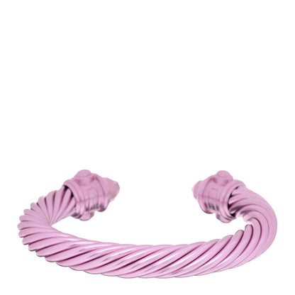 David Yurman Aluminum 10mm Renaissance Cable Bracelet Light Rose 2 of 3