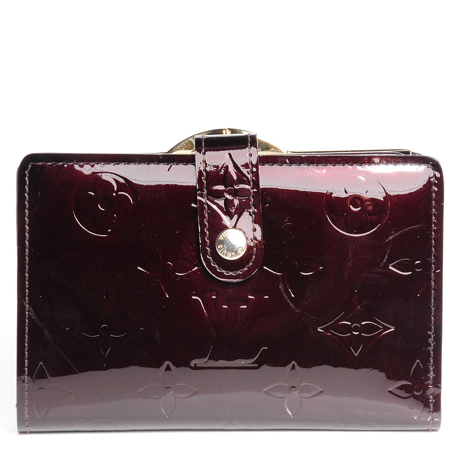 Louis Vuitton Vernis French Purse Wallet Amarante 1 of 8