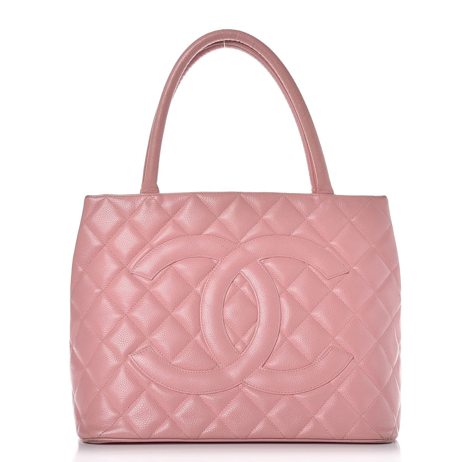 Chanel Caviar Quilted Medallion Tote Light Pink 1 of 16