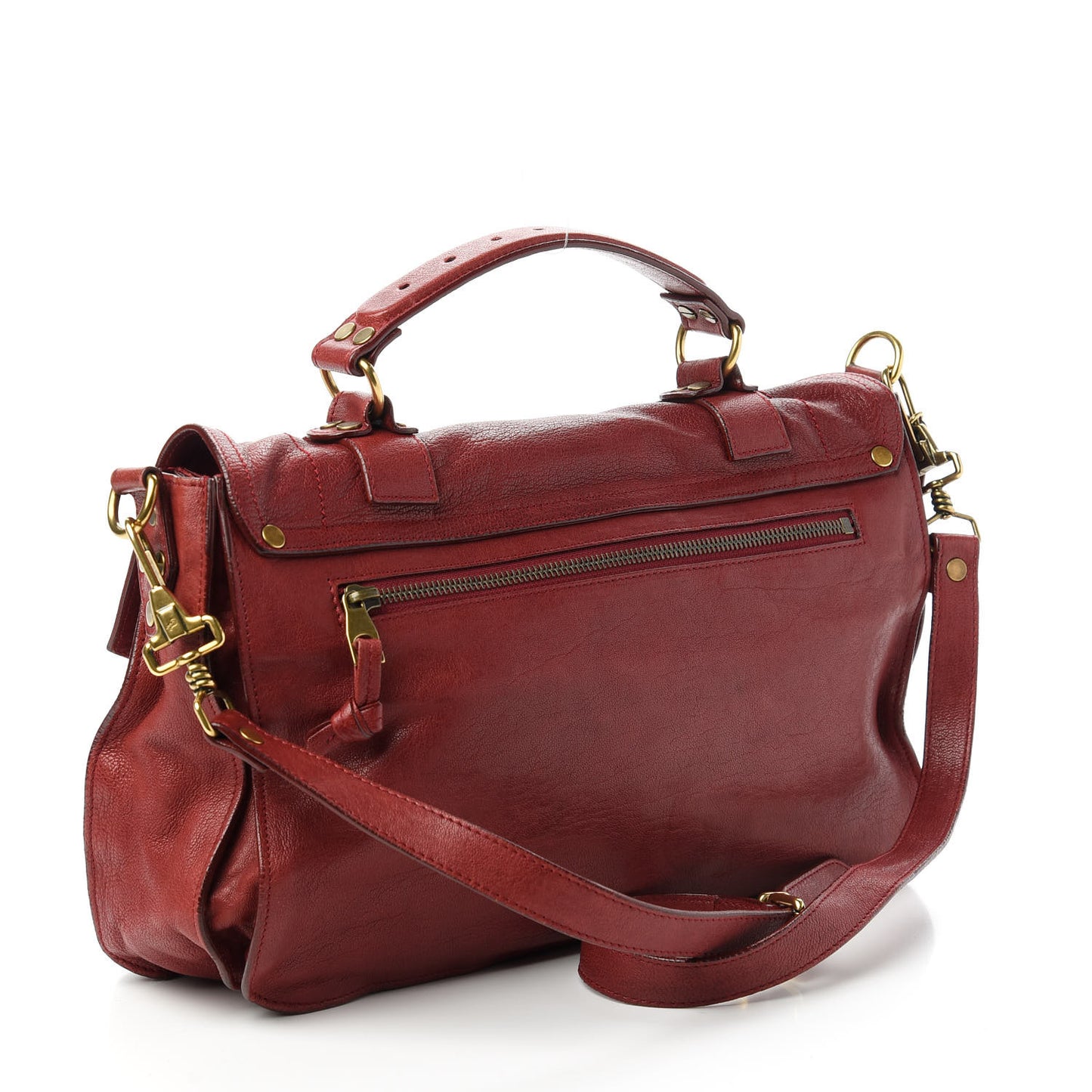 Lambskin Medium PS1 Satchel Chianti