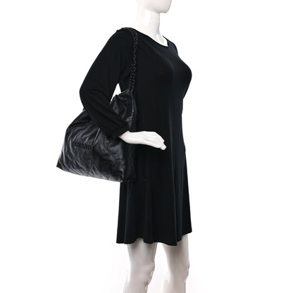 Chanel Shiny Caviar Quilted Monochrome Chanel 22 Black 2 of 10