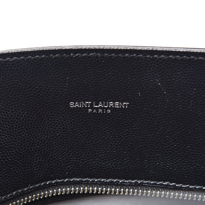 Saint Laurent Grain De Poudre Studded Small Sac De Jour Black 6 of 10