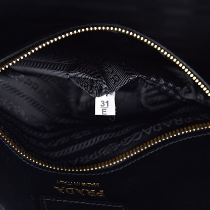 Prada City Calfskin Medium Colorblock Bibliothèque Tote Fuoco Viola Black 7 of 13