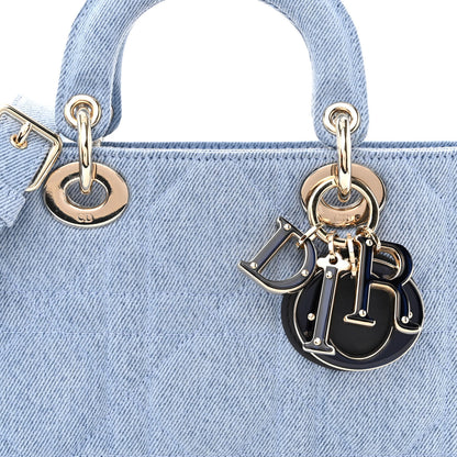 Christian Dior Denim Macrocannage Lady D-Joy Blue 7 of 9