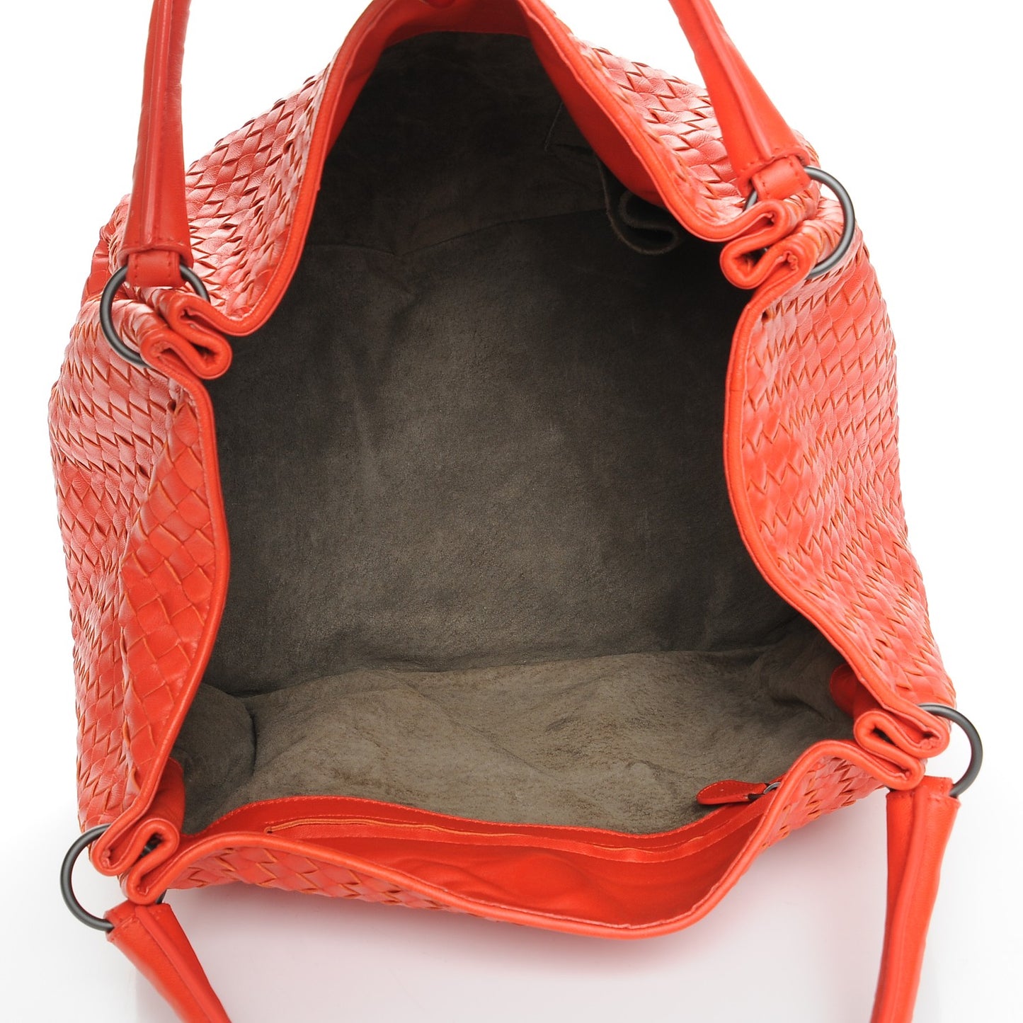 Nappa Intrecciato Parachute Bag Vesuvio