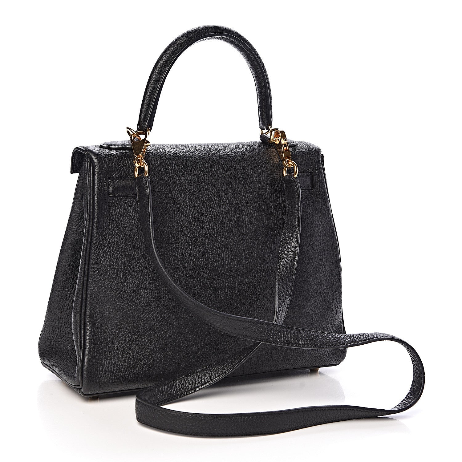 Hermes Togo Kelly Retourne 25 Black 3 of 33