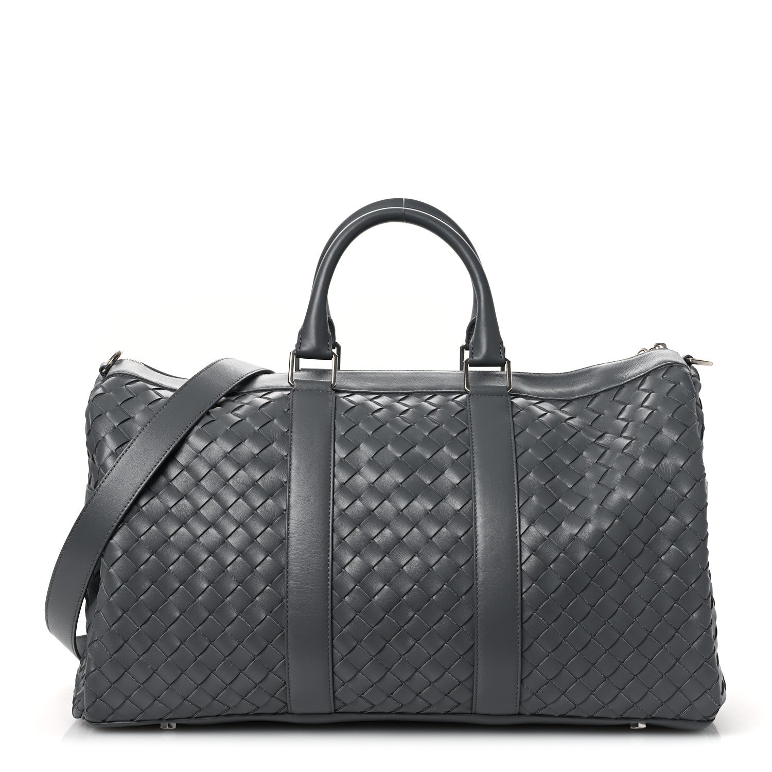 Bottega Veneta Nappa Intrecciato Medium Duffle Bag Thunder 1 of 11