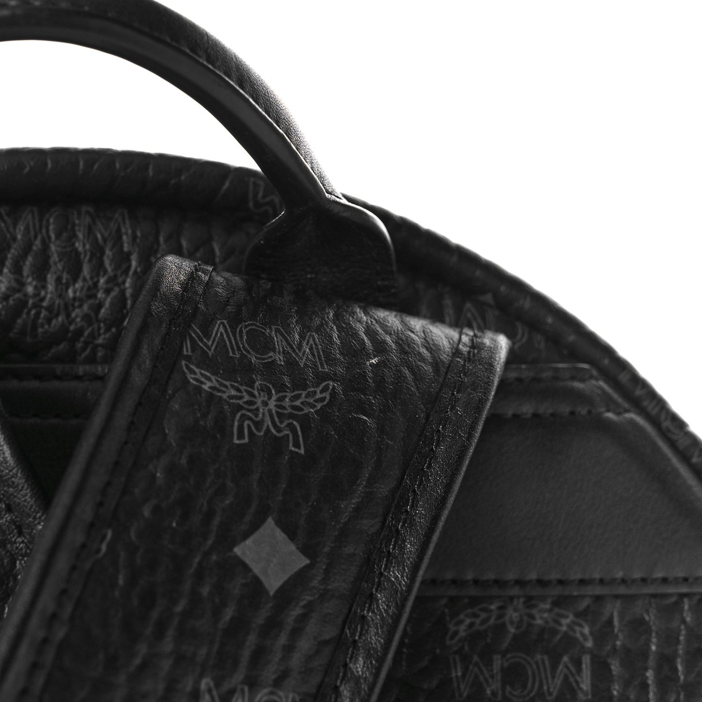 Visetos Medium Side Studs Stark Backpack Black
