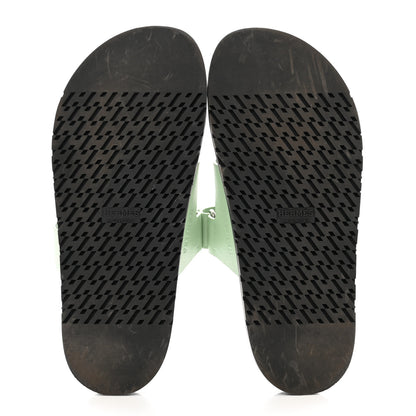 Hermes Epsom Womens Chypre Sandals 39 Vert Jade 5 of 10