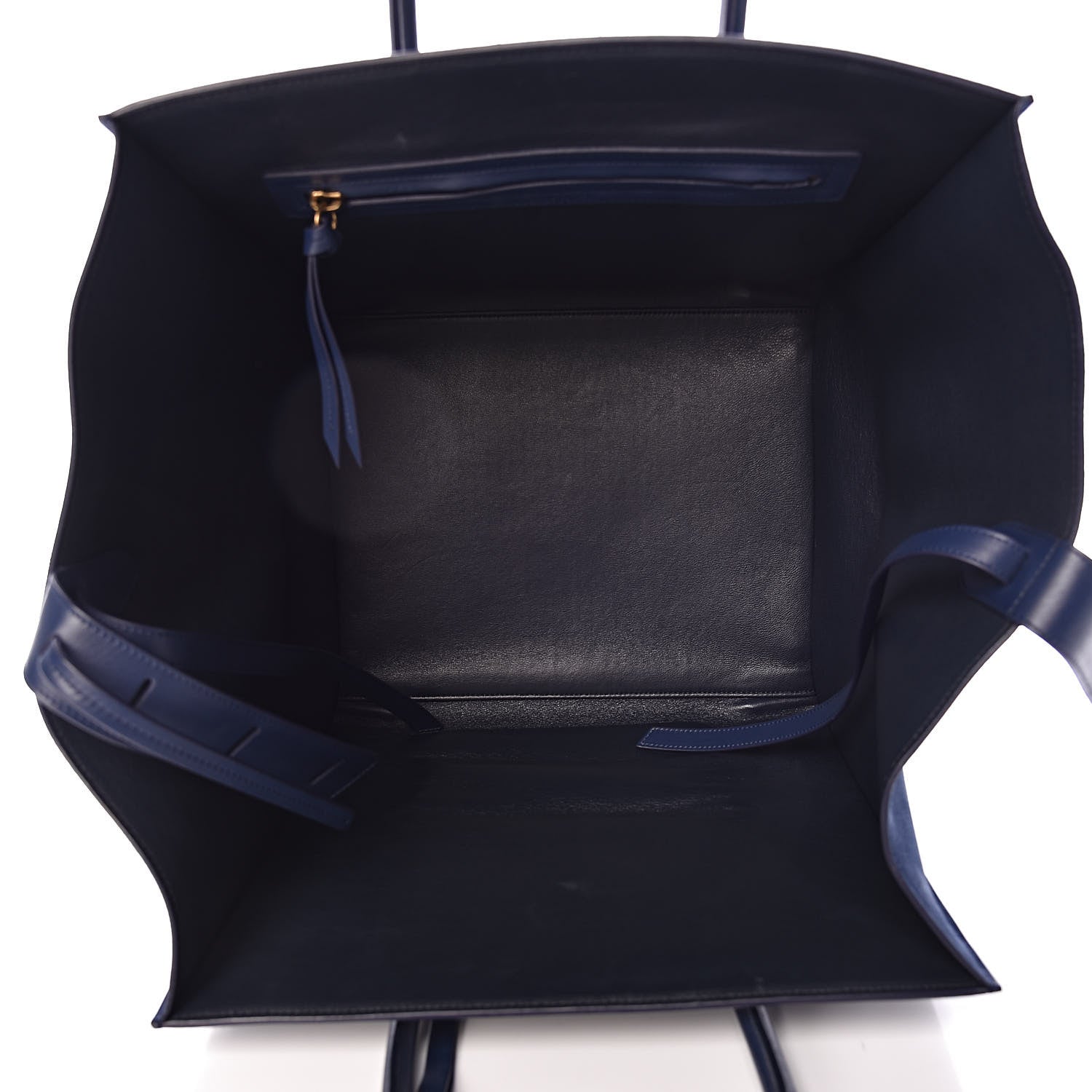 Celine Nubuck Calfskin Medium Phantom Luggage Navy Blue 5 of 13