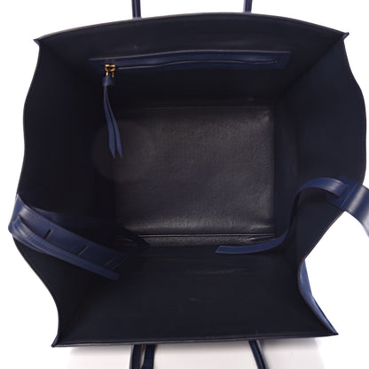 Celine Nubuck Calfskin Medium Phantom Luggage Navy Blue 5 of 13