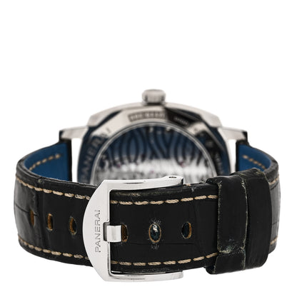 Panerai Stainless Steel Alligator 42mm Radiomir Automatic Watch Blue PAM00933 3 of 6