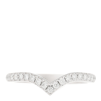 Tiffany Platinum Diamond Soleste V Band Ring 46 3.75 1 of 5