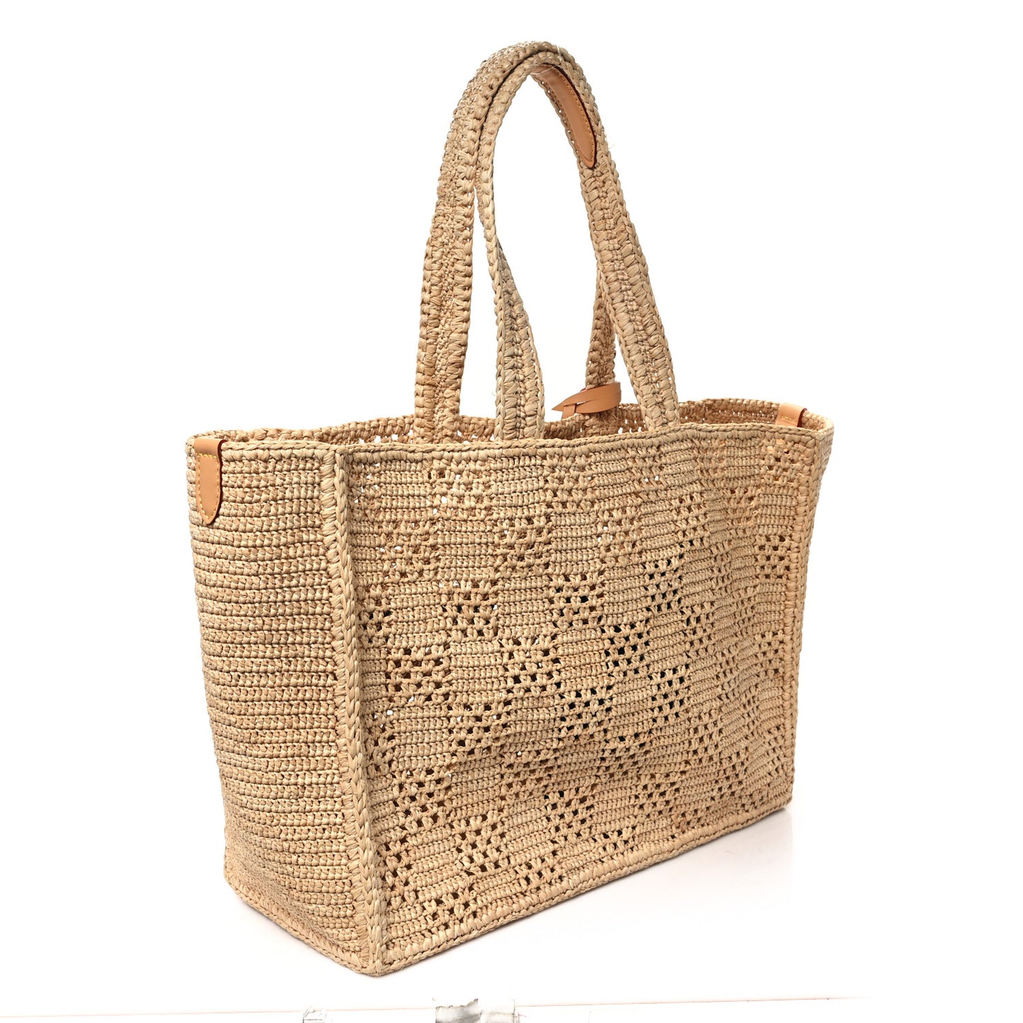 Raffia Summer Shopper Tote MM