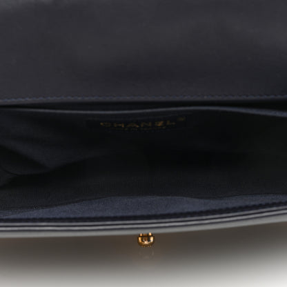 Chanel Lambskin Quilted Medium Boy Flap Dark Navy 5 of 10