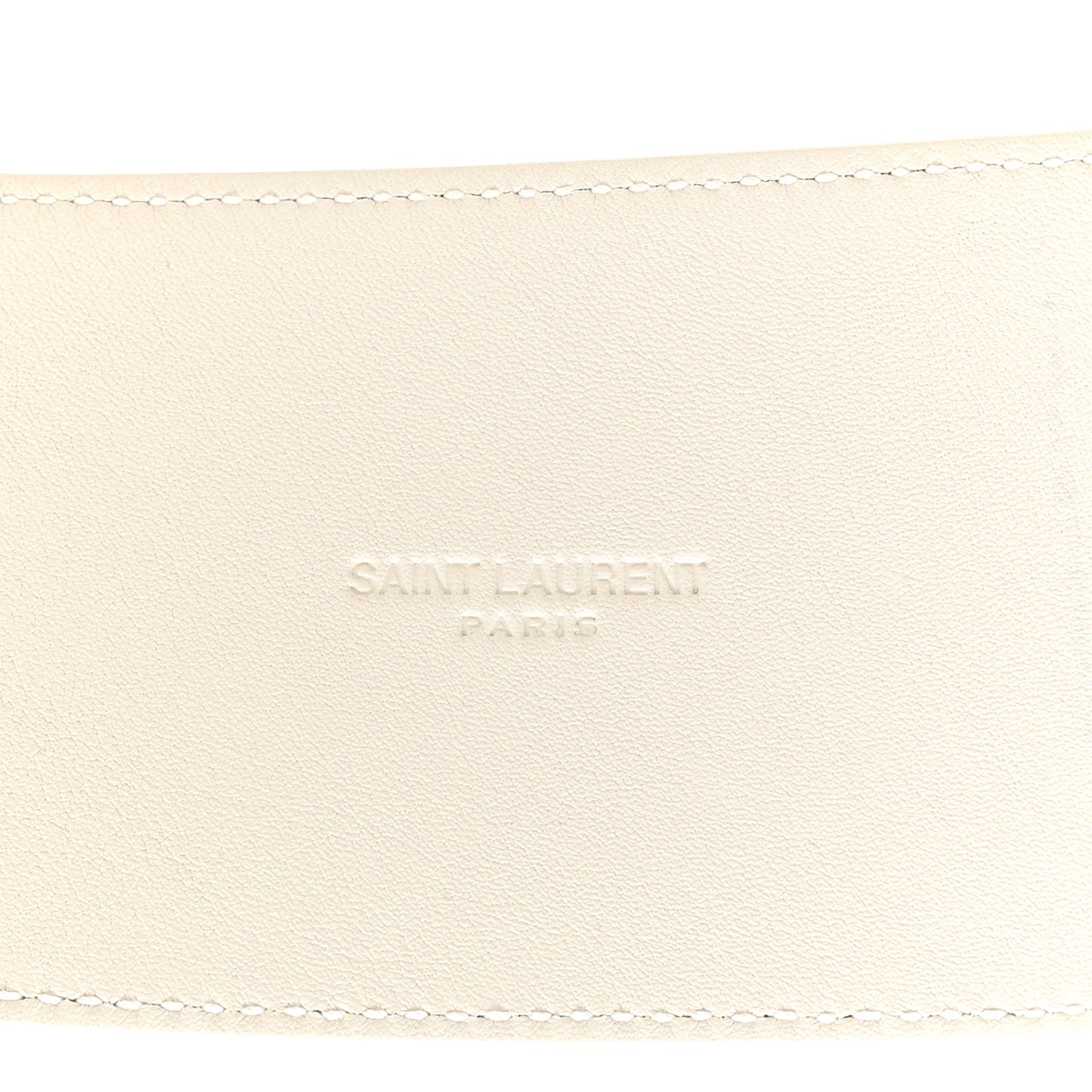 Snakeskin Corset Buckle Belt White