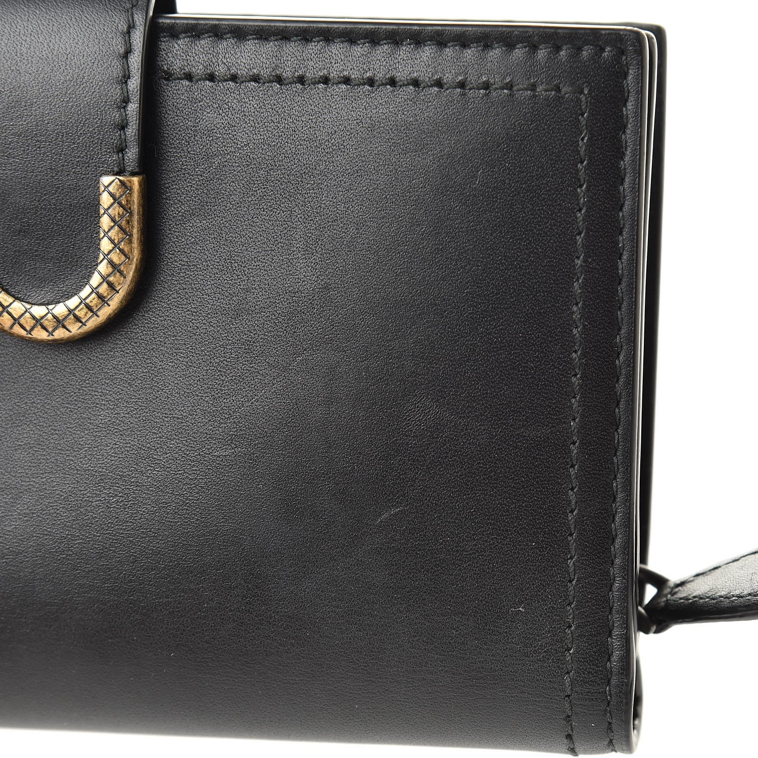 Bottega Veneta Nappa Continental Wallet Black 9 of 9