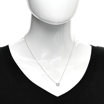 Roberto Coin 18K White Gold Diamond .50ct Diamonds by the Inch Pendant Necklace 2 of 5