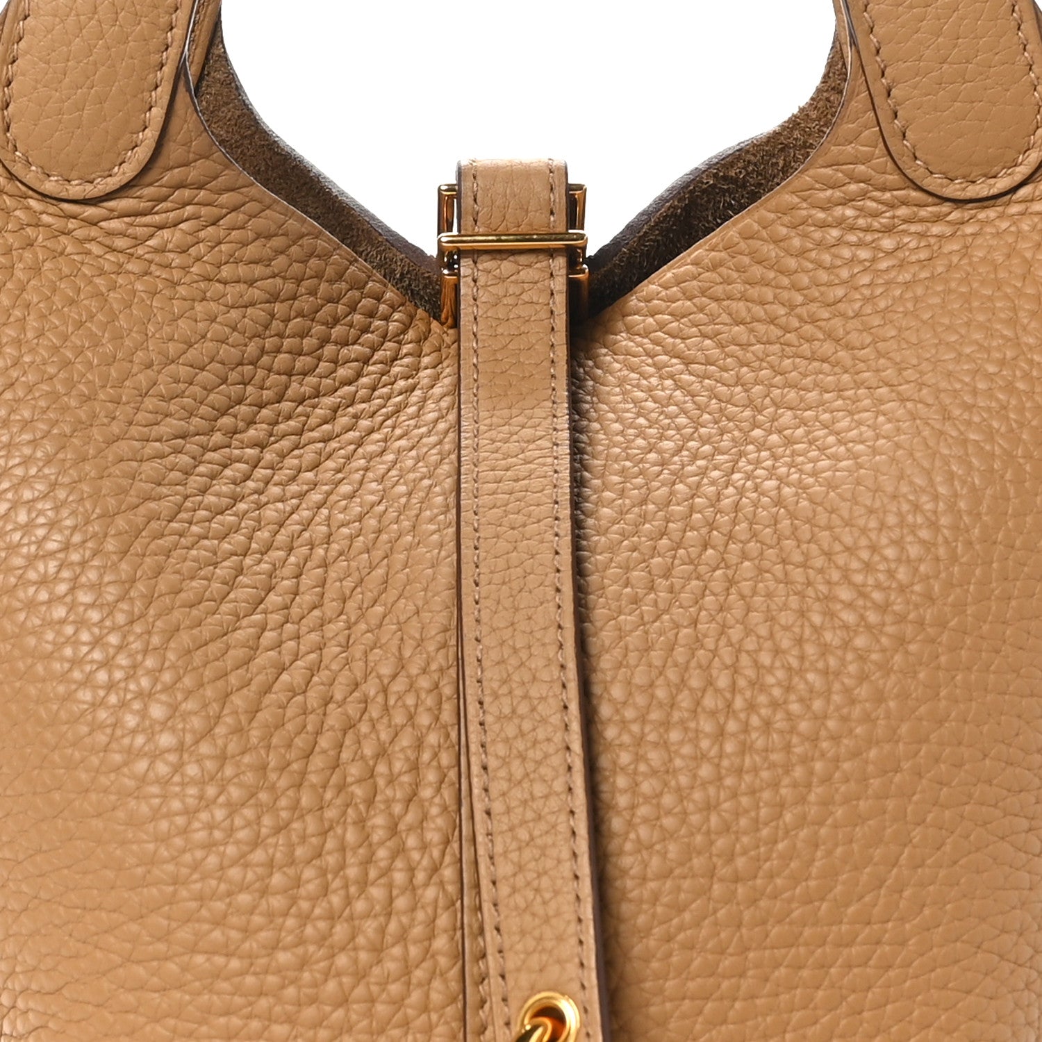 Hermes Taurillon Clemence Picotin Lock 18 PM Biscuit 8 of 10