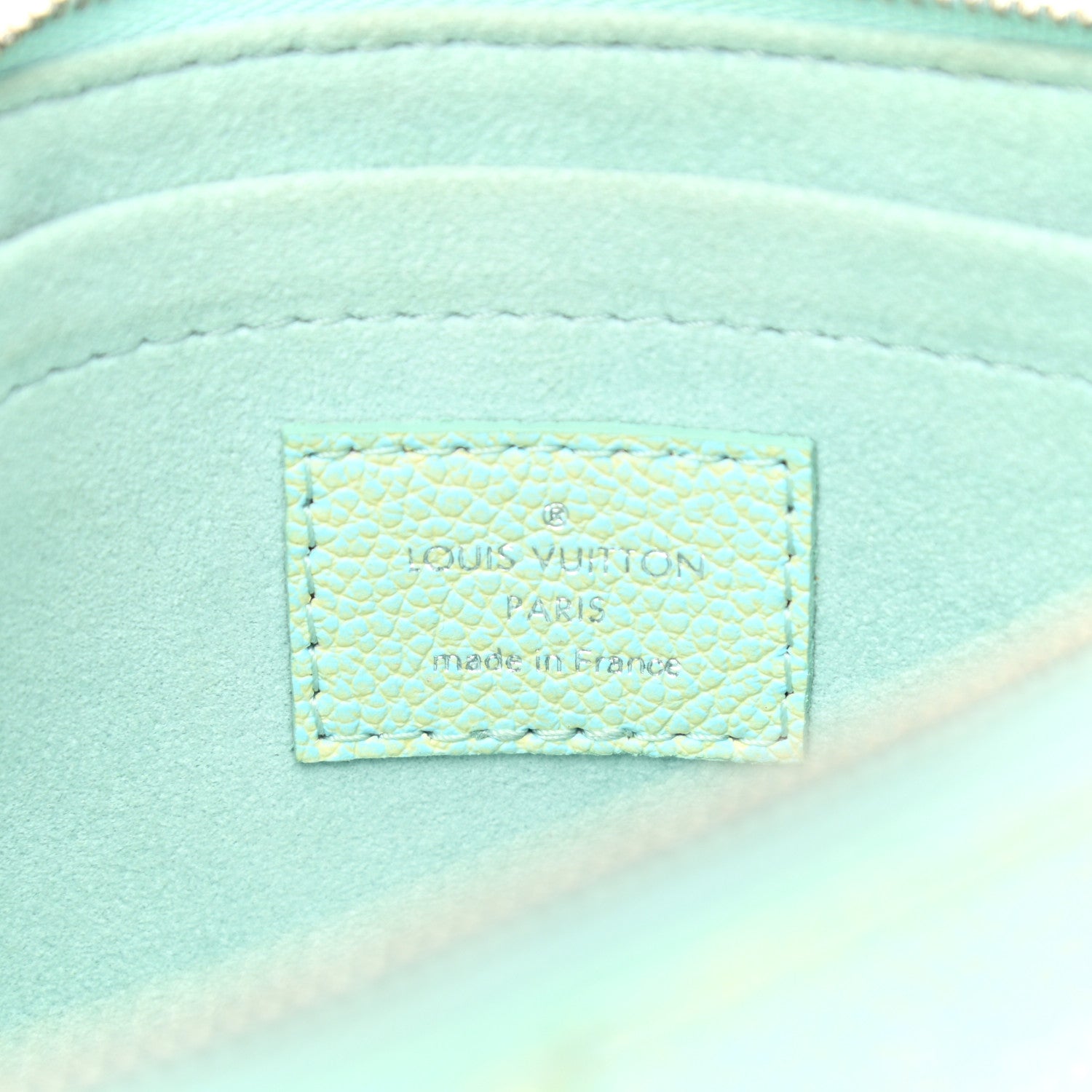 Louis Vuitton Empreinte Monogram Summer Stardust Pochette Accessories Water Green 6 of 8