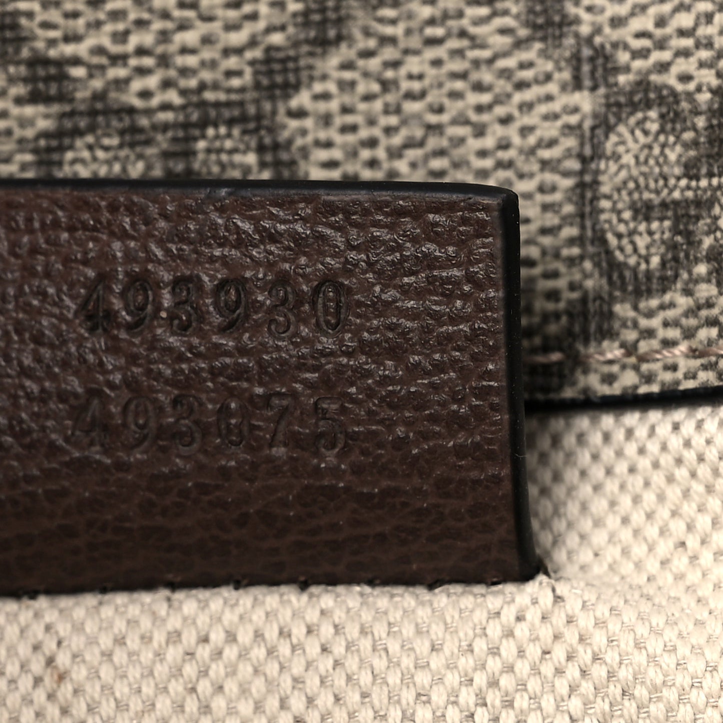 GG Supreme Monogram Neo Vintage Web Belt Bag Brown