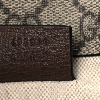 Gucci GG Supreme Monogram Neo Vintage Web Belt Bag Brown 7 of 13