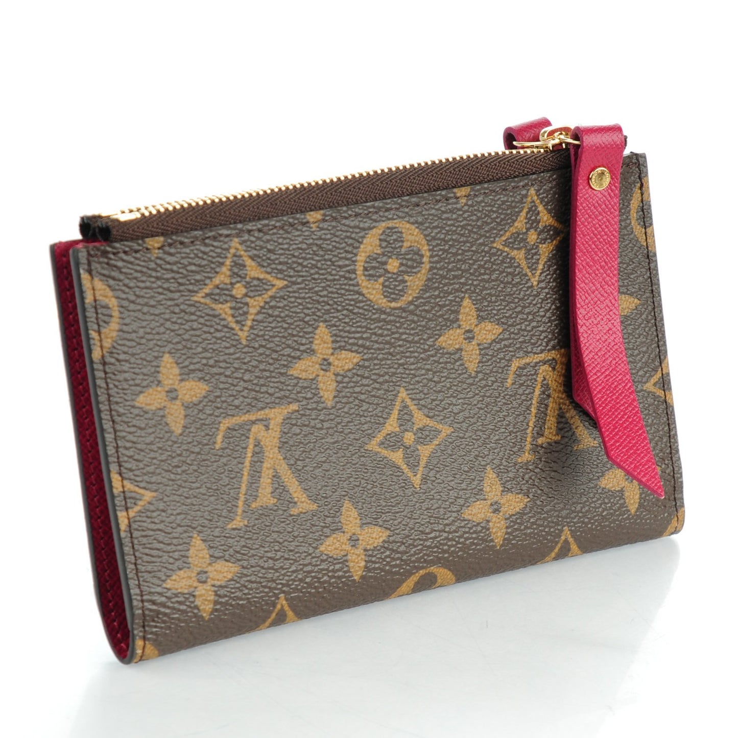 Monogram Adele Compact Wallet Fuchsia