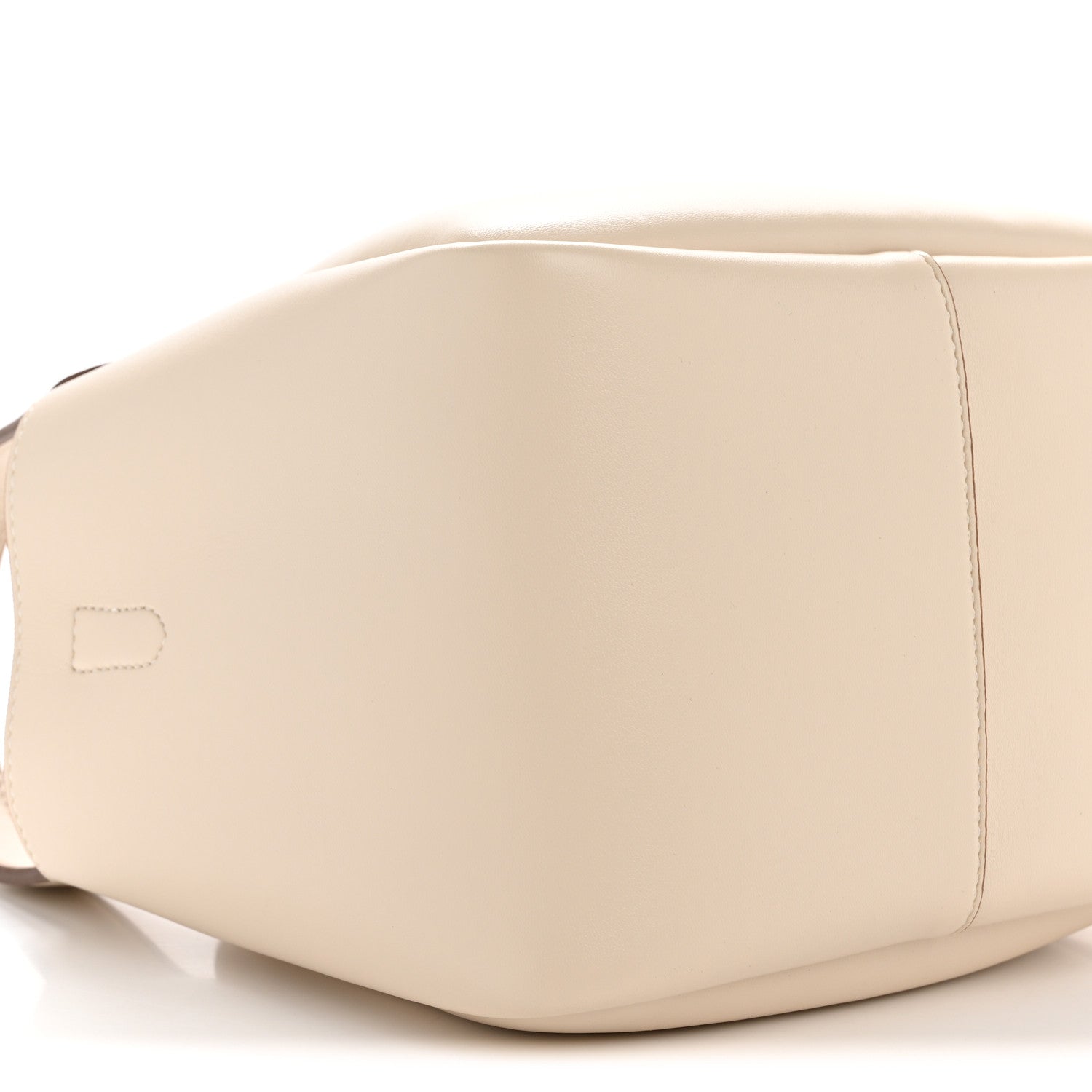 Stella McCartney Eco Alter Nappa Perforated Logo Double Top Handle Crossbody Bag White 9 of 10