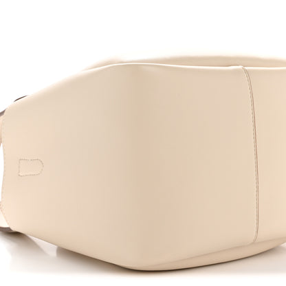 Stella McCartney Eco Alter Nappa Perforated Logo Double Top Handle Crossbody Bag White 9 of 10
