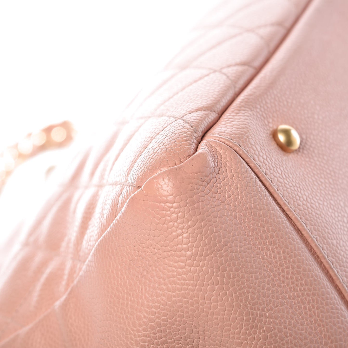 Caviar Quilted Grand Timeless Tote GTT Pink