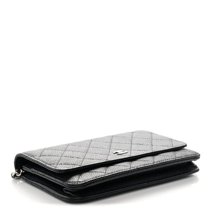 Chanel Caviar Quilted Wallet On Chain WOC Black 4 of 12