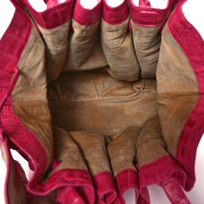 Nancy Gonzalez Crocodile Tote Pink 4 of 10