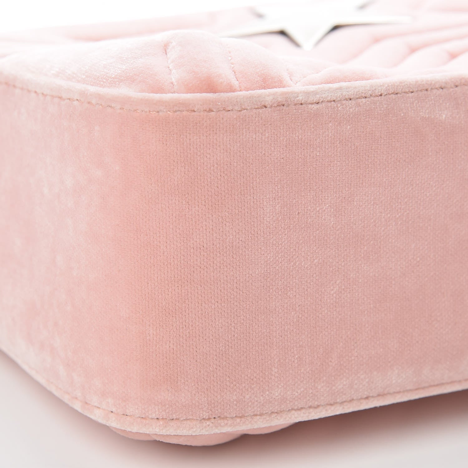 Stella McCartney Velvet Star Shoulder Bag Pink 9 of 10