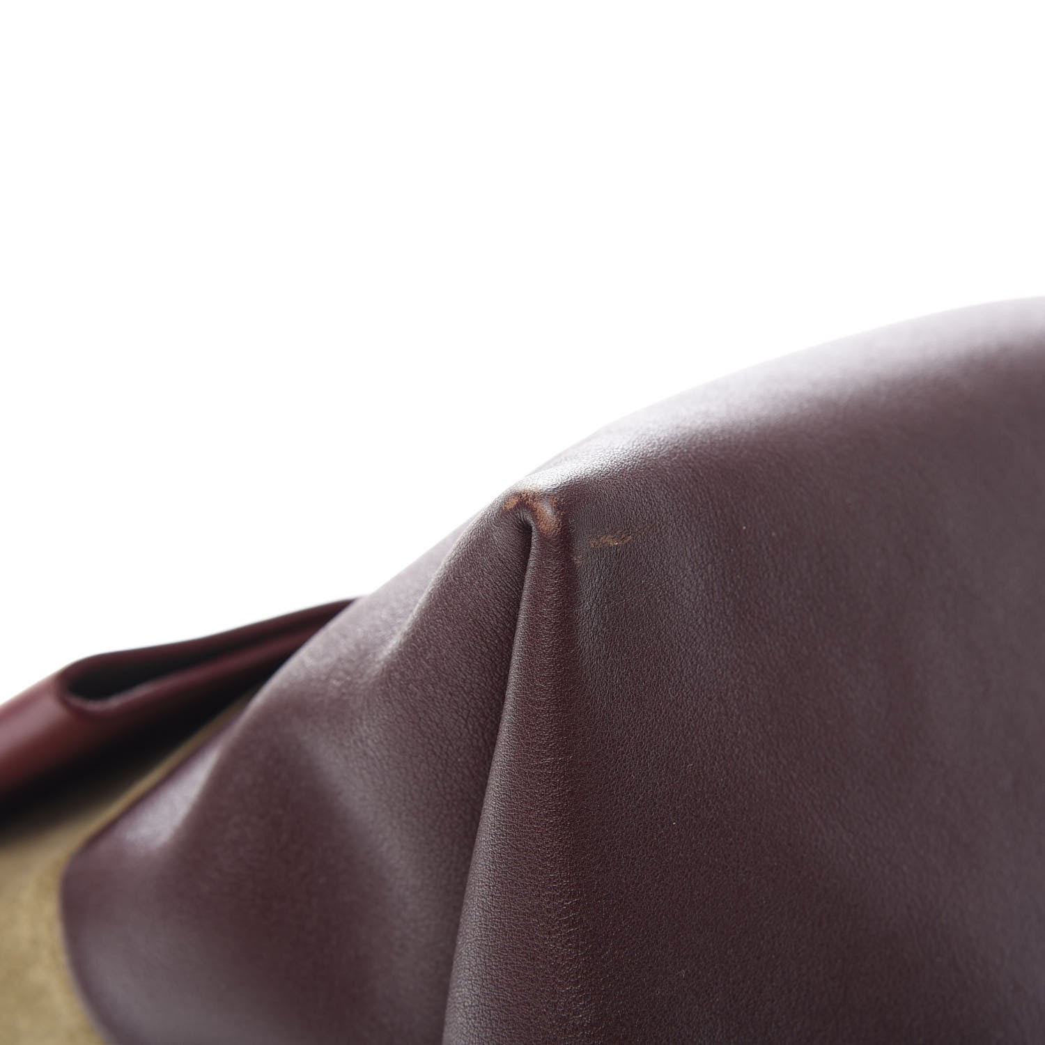 Celine Calfskin Suede All Soft Shoulder Bag Burgundy 13 of 17