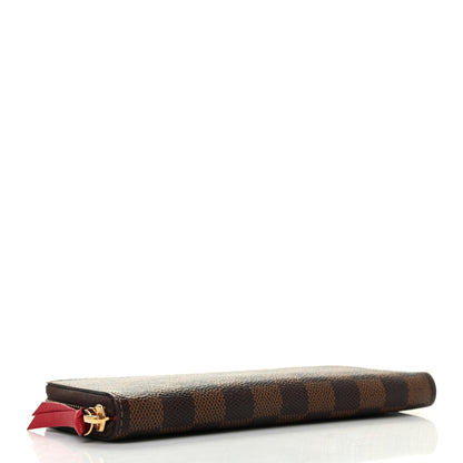 Louis Vuitton Damier Ebene Clemence Wallet Cherry 4 of 7