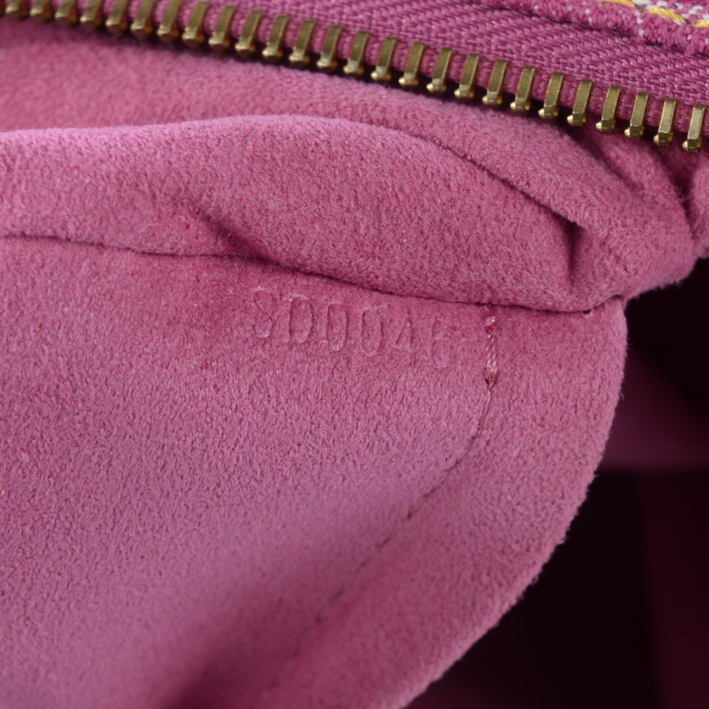 Monogram Denim Neo Speedy Fuchsia
