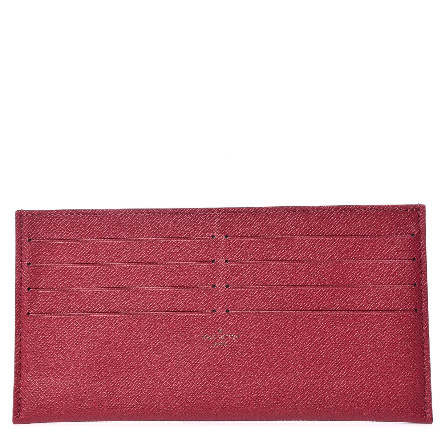 Calfskin Felicie Card Holder Insert Fuchsia