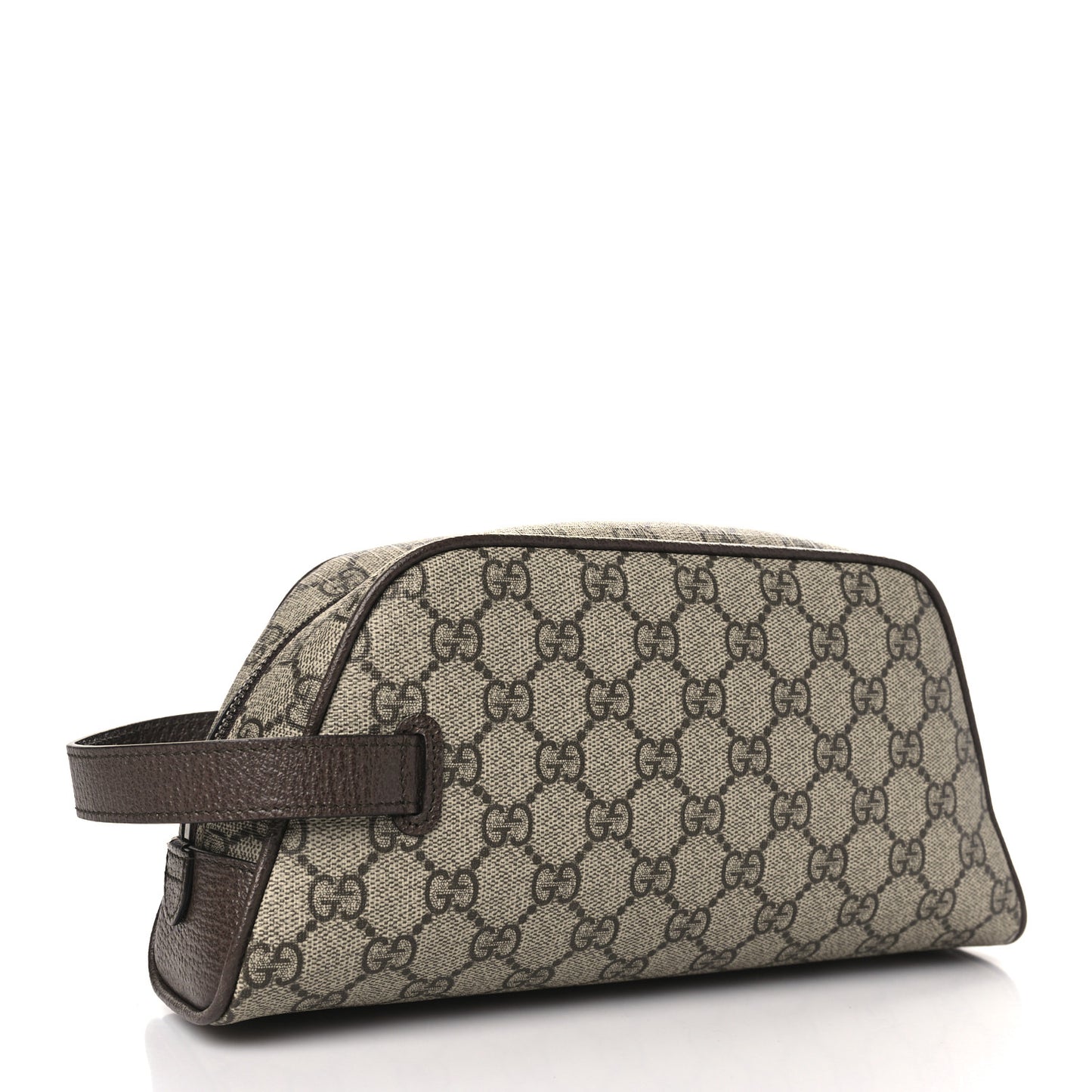 GG Monogram Web Ophidia Toiletry Case Beige