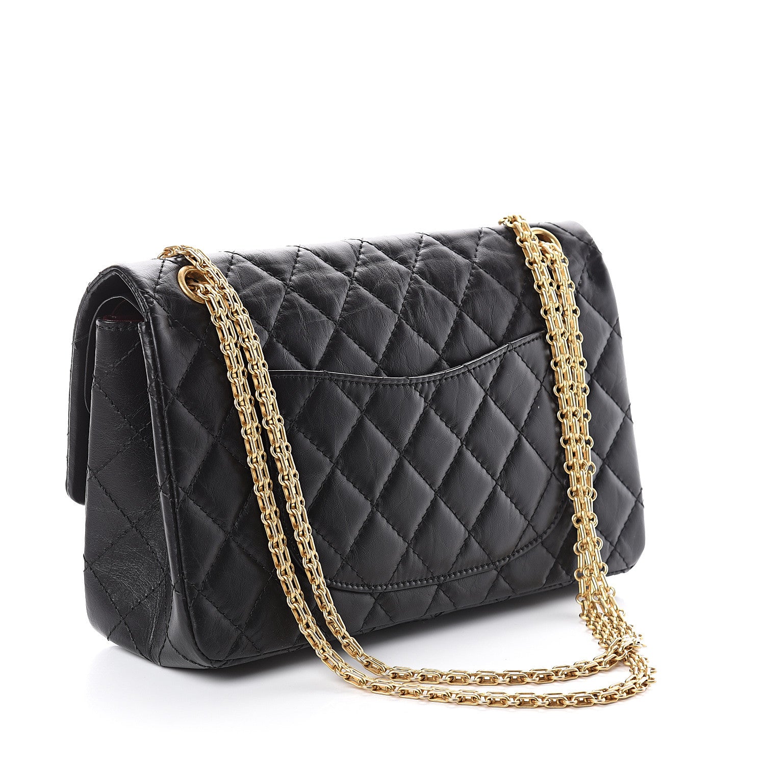 Chanel Aged Calfskin Quilted 2.55 Reissue 226 Flap Black 2 of 9