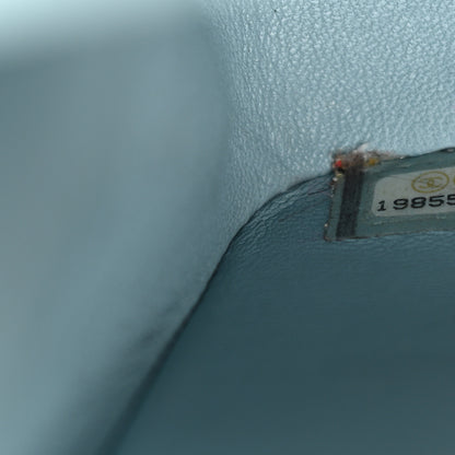 Chanel Alligator Ombre Jumbo Double Flap Blue 7 of 17