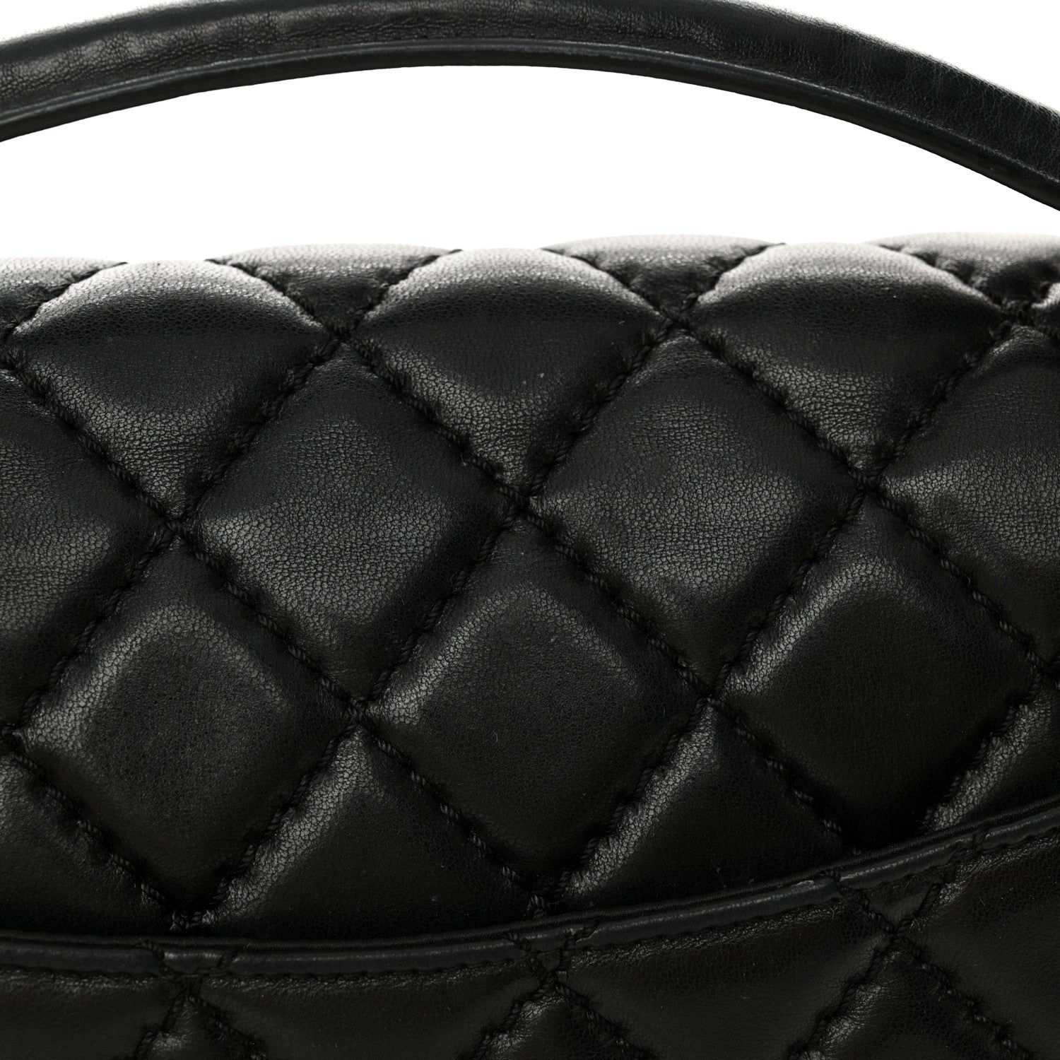 Chanel Lambskin Quilted Jumbo Easy Carry Flap Black 15 of 17