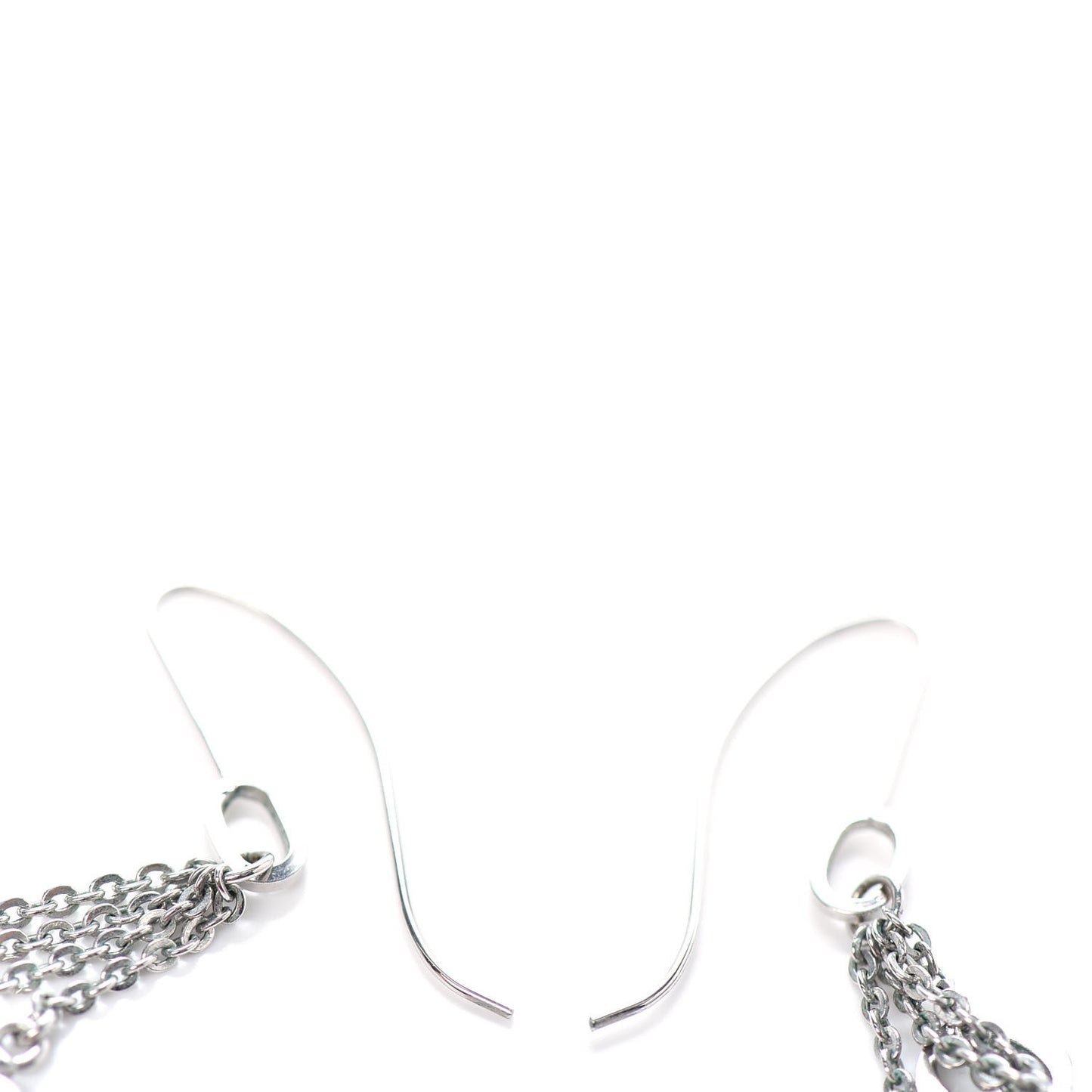 Logo Earrings Silver