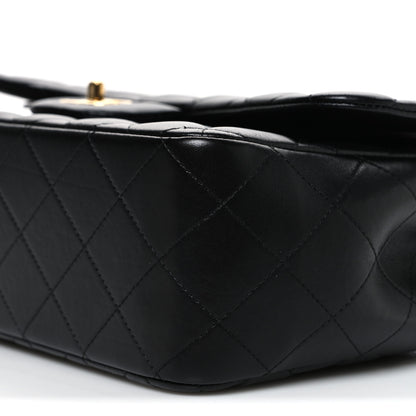 Chanel Lambskin Quilted Jumbo Double Flap Black 10 of 10