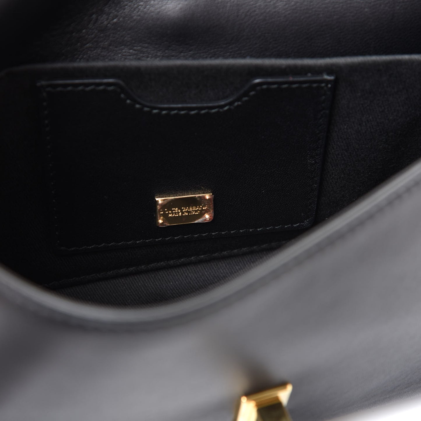 Calfskin Crossbody Bag Black