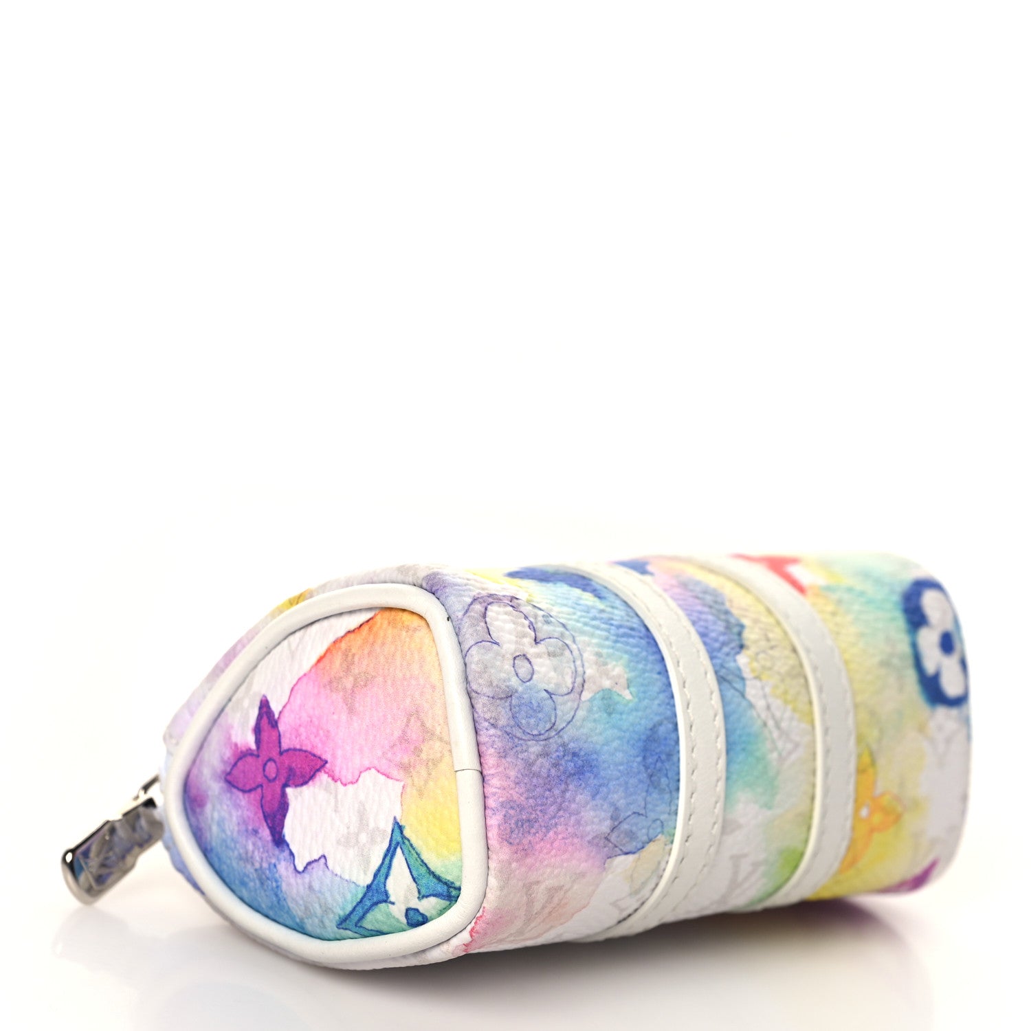Louis Vuitton Monogram Watercolor Mini Keepall Bag Charm Key Holder Multicolor 4 of 7