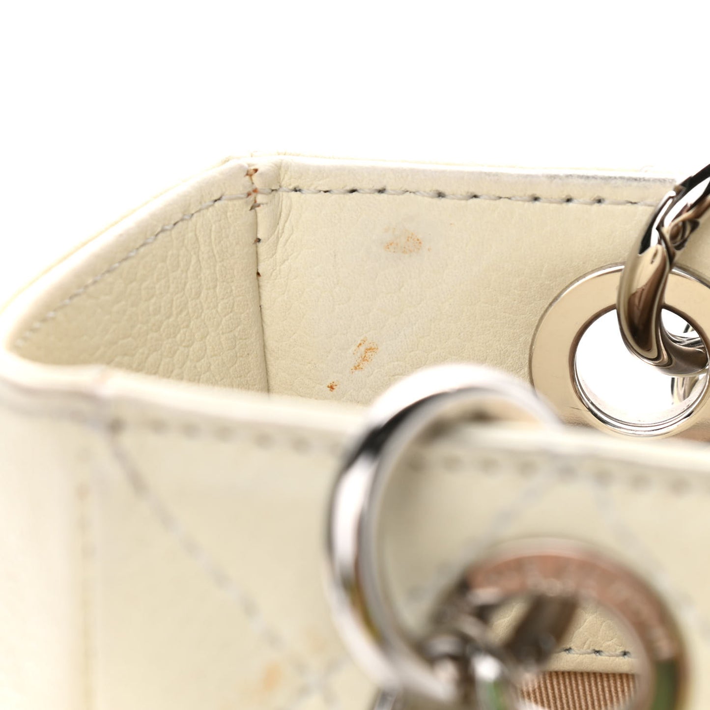 Caviar Quilted Petit Shopping Tote PST Light Beige