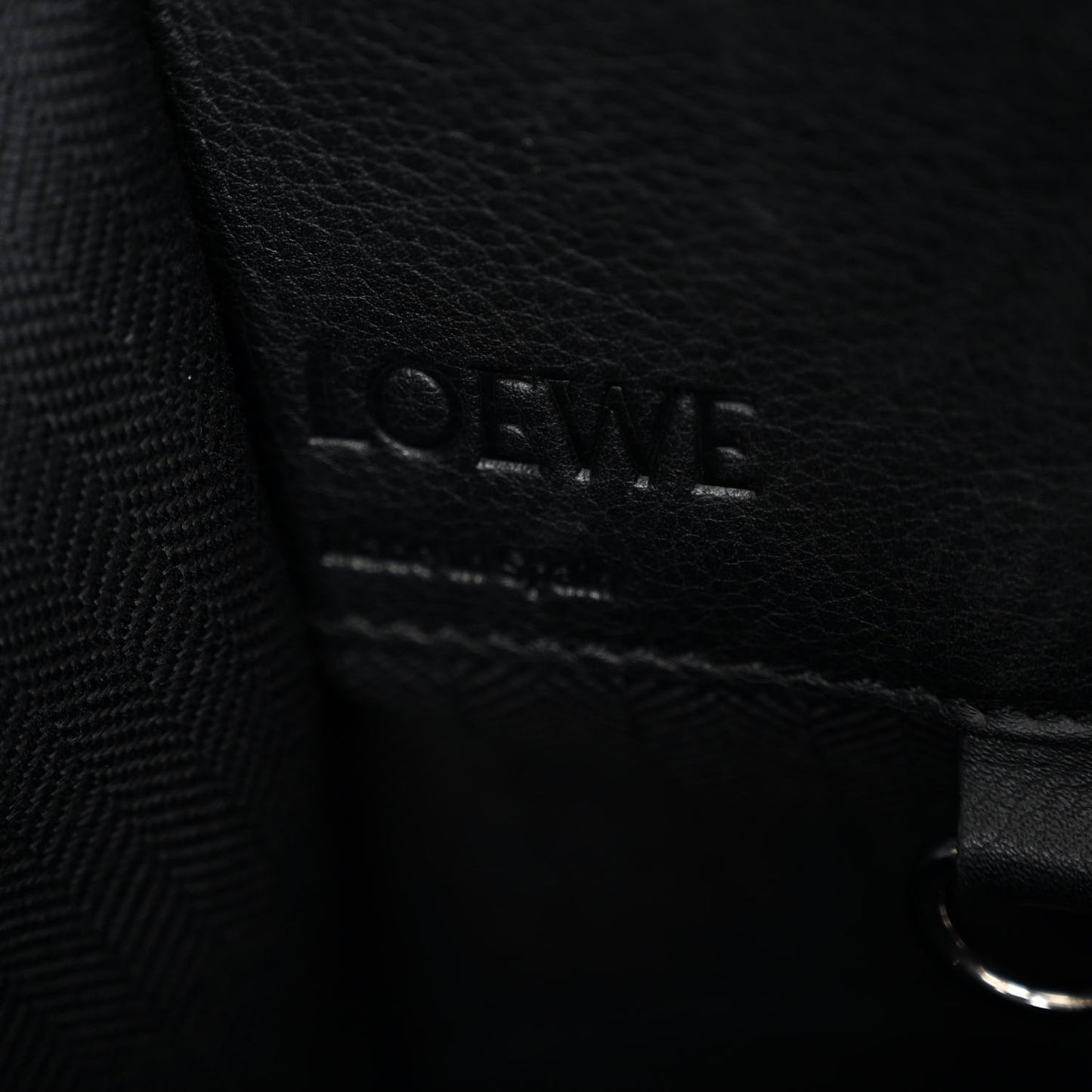 Calfskin Small Hammock Shoulder Bag Black