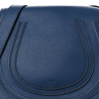 Chloe Calfskin Medium Marcie Round Crossbody Bag Royal Navy 8 of 10
