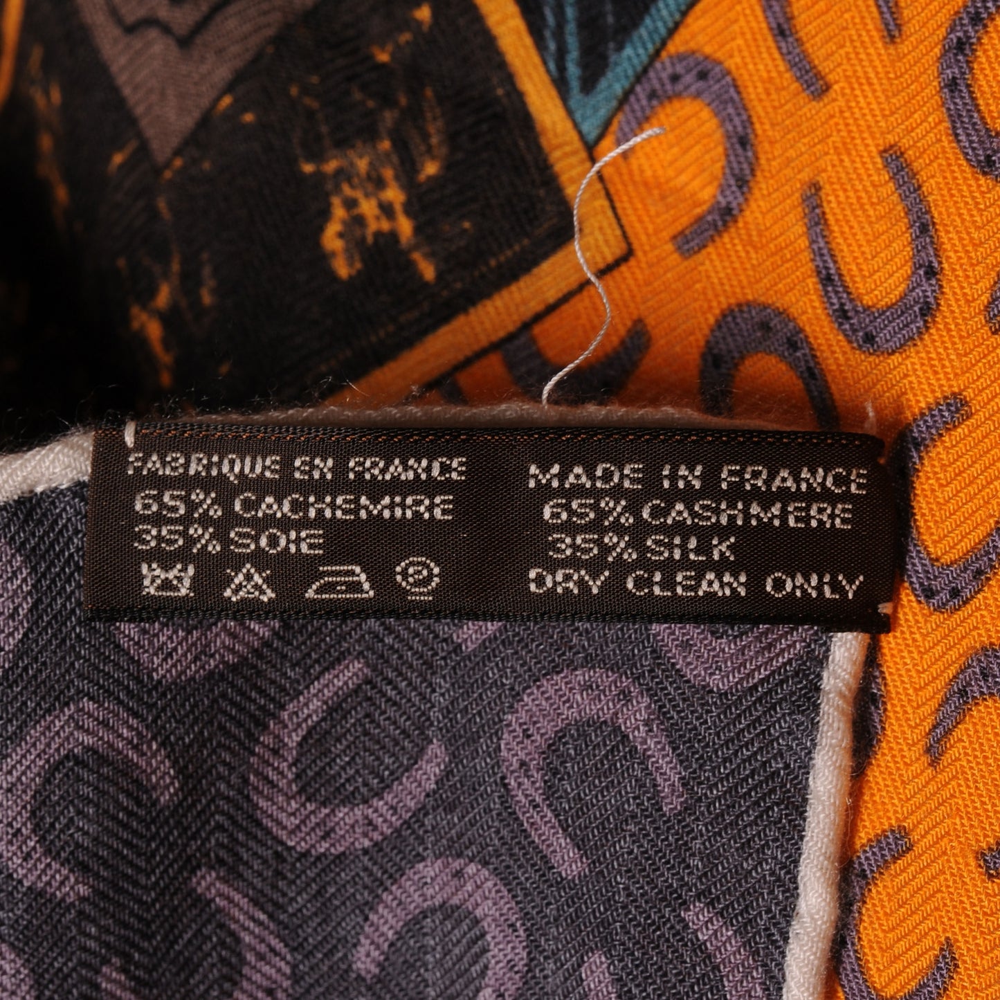 Cashmere Silk A Cheval Sur Mon Carre Shawl GM 140