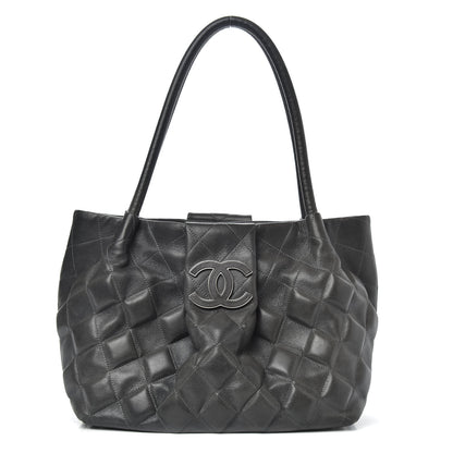 Chanel Calfskin Small Sloane Square Tote Black 1 of 16